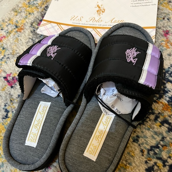 US Polo Assn slippers - Picture 1 of 5